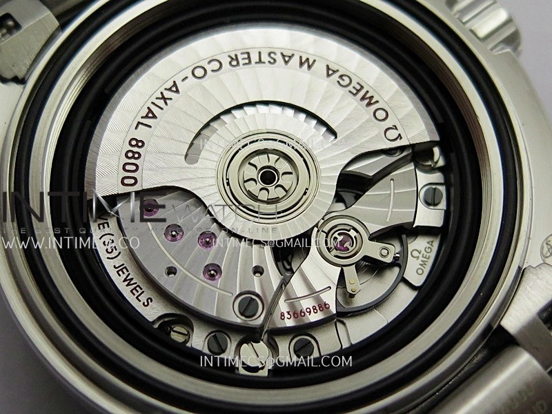 Planet Ocean 39.5mm Black Ceramic Bezel SS V4 VSF 1:1 Best Edition Black Dial On SS Bracelet Super Clone Asian 8800
